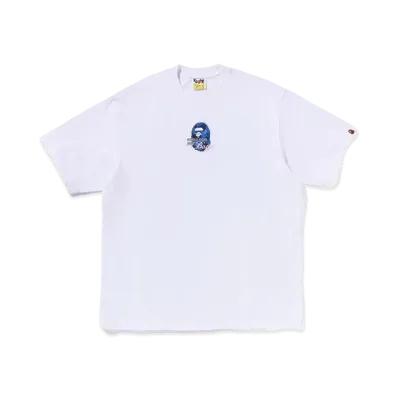 A BATHING APE Floral Solid Camo Medium Ape Head Relaxed Fit Tee "White"