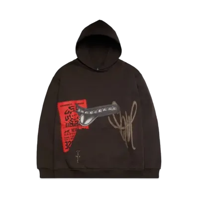 Travis Scott Cactus Jack GRIN HOODIE "Dark Brown"