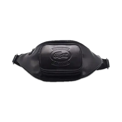 Supreme x LACOSTE Waist Bag "Black"