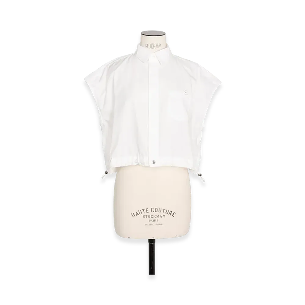 sacai S Cotton Poplin Shirt "White"