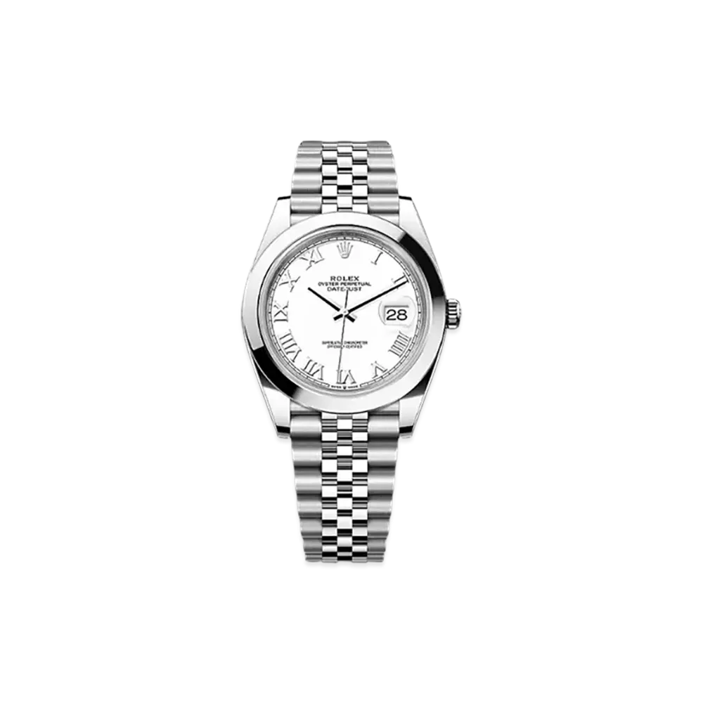 ROLEX Datejust 41 Oystersteel "White"