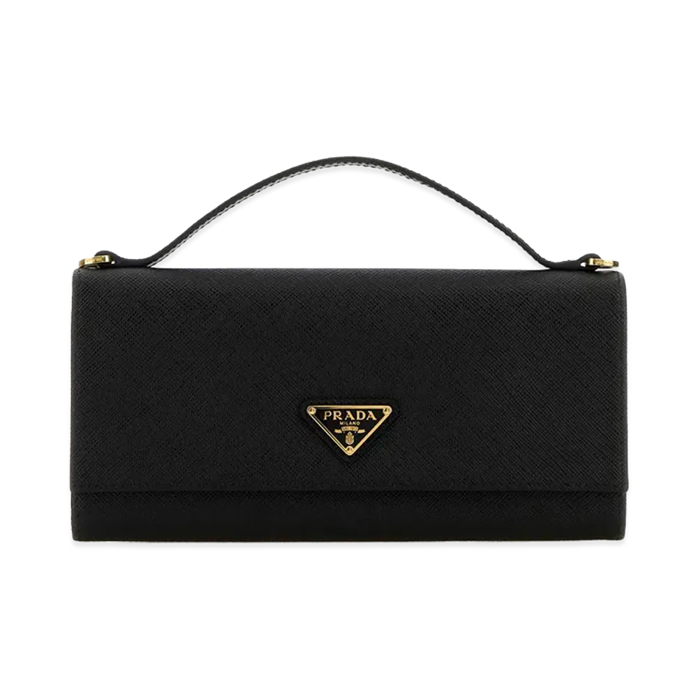 PRADA Women's Leather Wallet "Black"