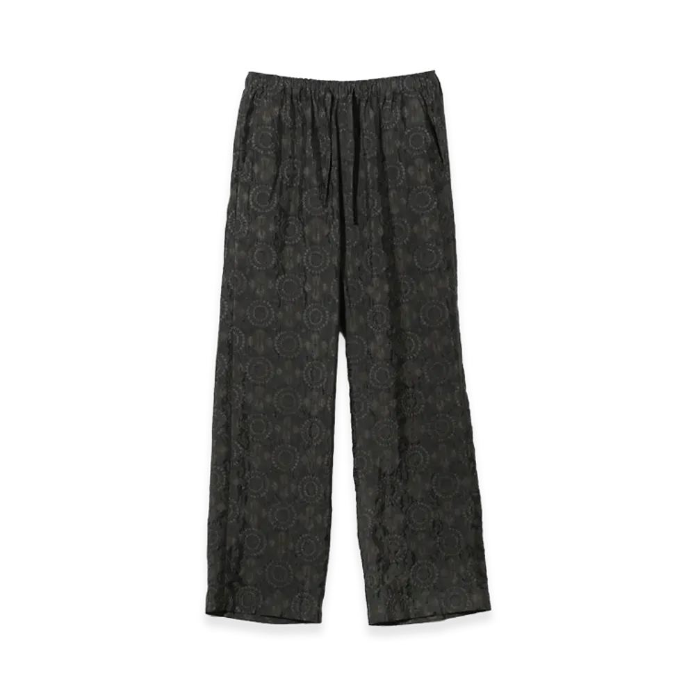 NEEDLES String Easy Pant Cross Jacquard "Olive"