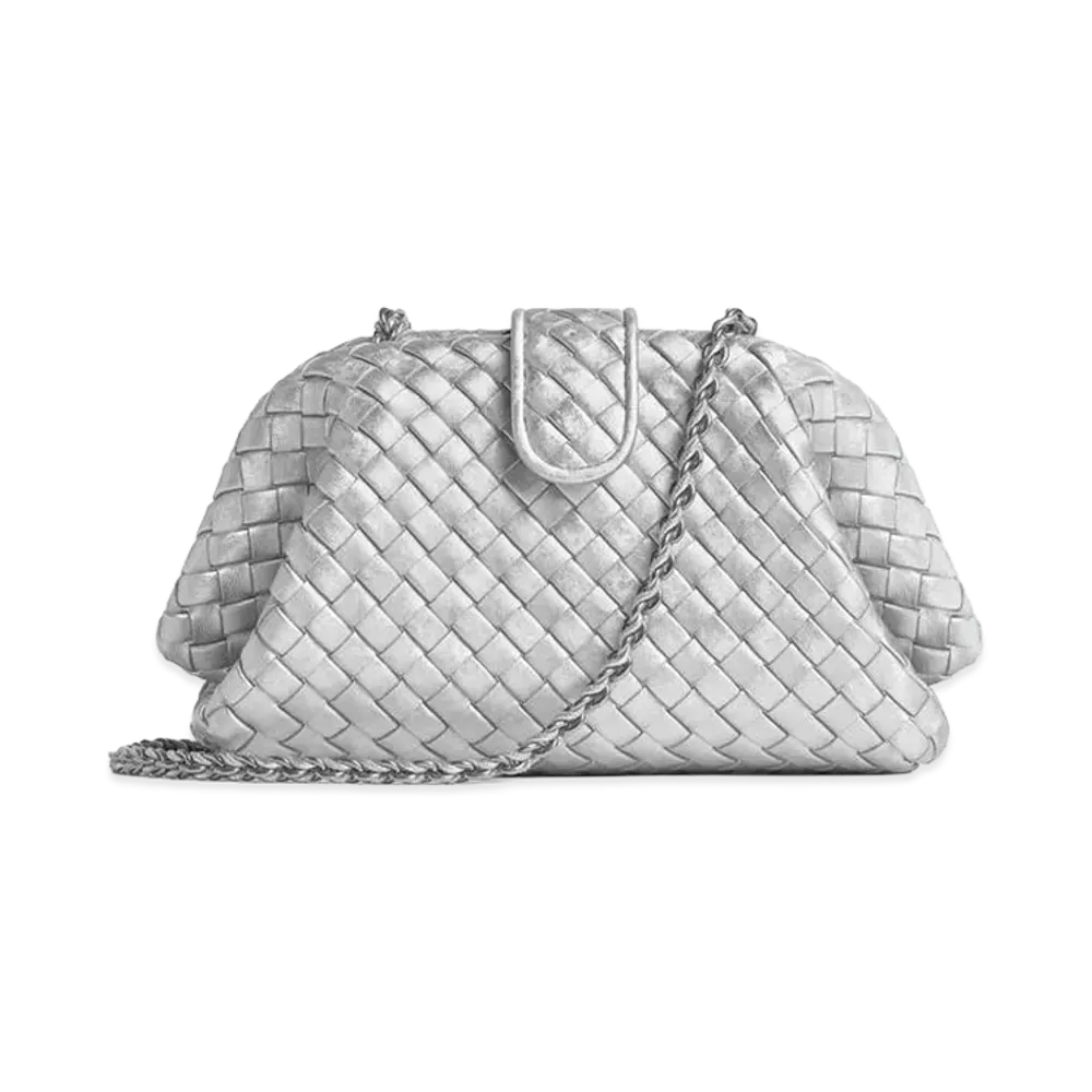 Bottega Veneta Small Lauren 1980 "Silver"