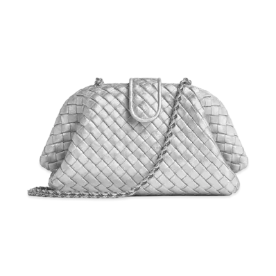 Bottega Veneta Small Lauren 1980 "Silver"