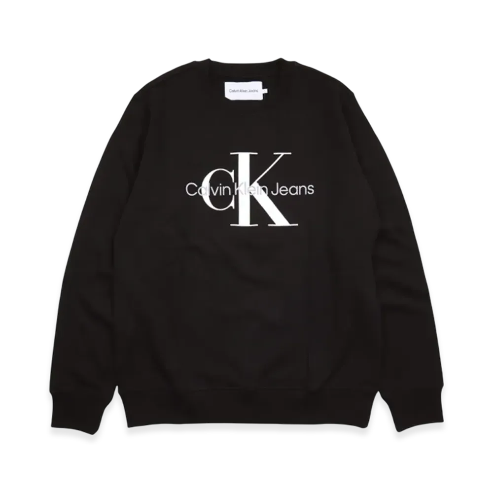 Calvin Klein Jeans Core Monologo Crewneck Sweatshirt "CK Black"