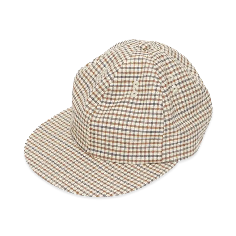 Unlikely 6P Cap For Sweaty Oxford "Beige Plaids"