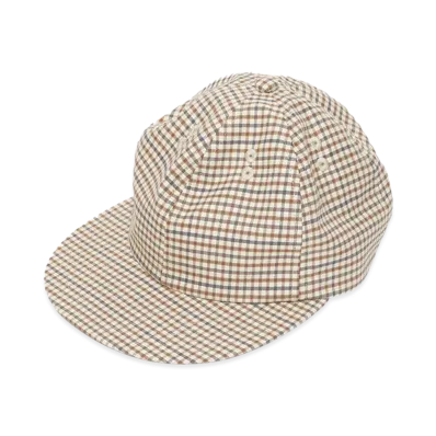 Unlikely 6P Cap For Sweaty Oxford "Beige Plaids"