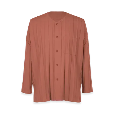 HOMME PLISSE ISSEY MIYAKE Edge Shirt "Brown"