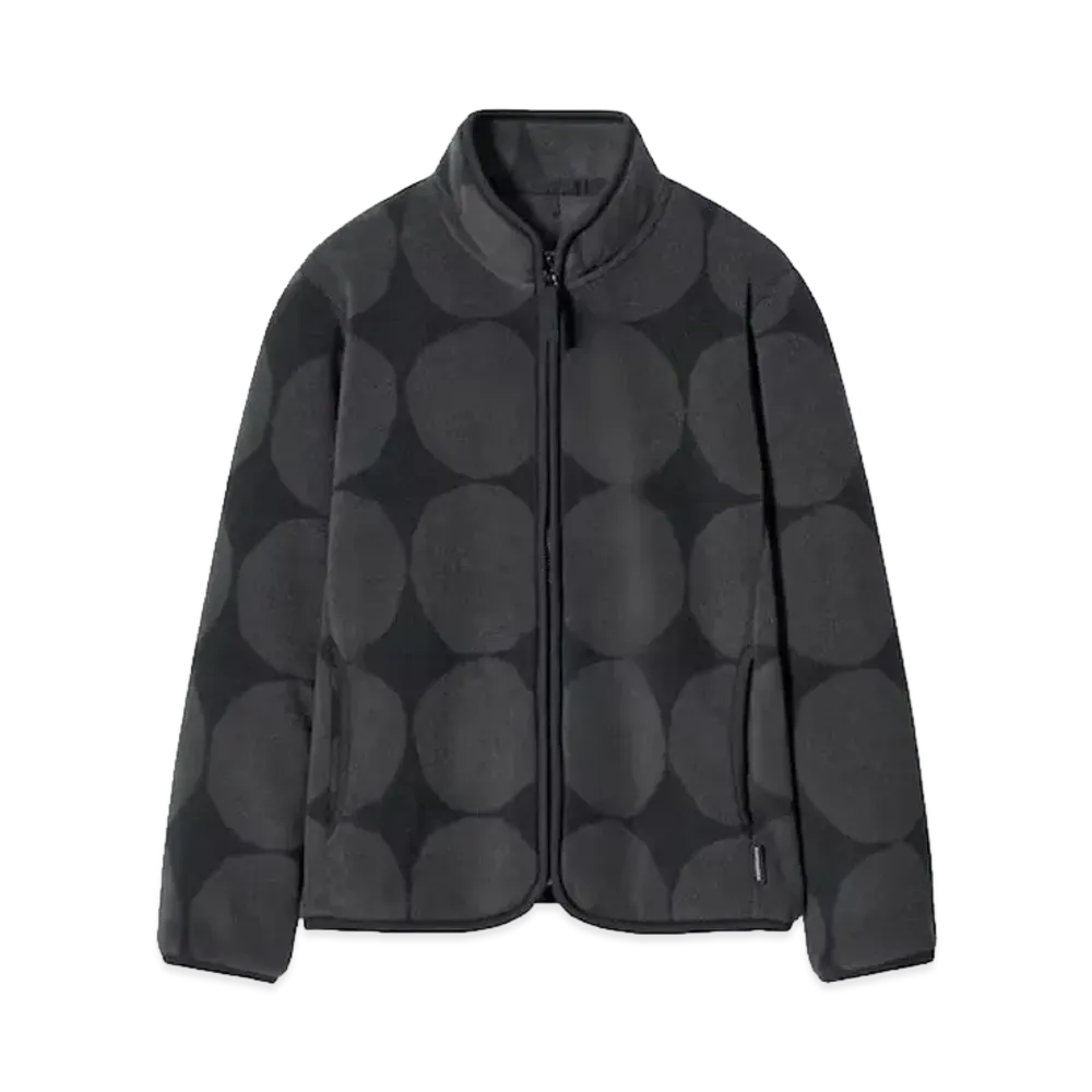 Uniqlo x Marimekko Fleece Jacket Kids "Dark Gray"