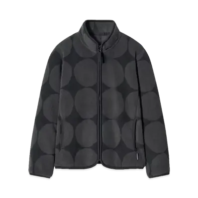 Uniqlo x Marimekko Fleece Jacket Kids "Dark Gray"