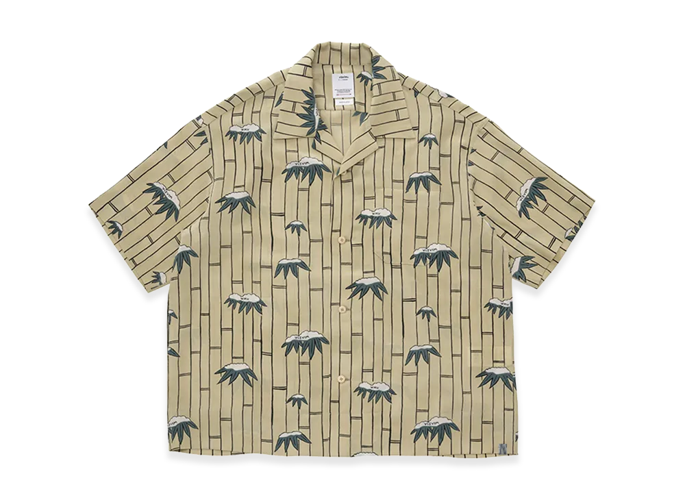 visvim Copa Shirt S/S Bamboo (Chirimen) "PL.Green"