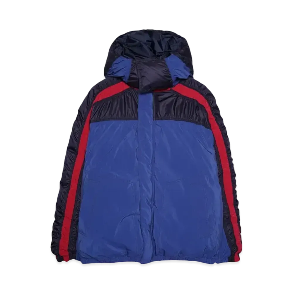 FACETASM GATHERED SEAM DOWN JACKET "BLUE"