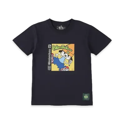 WIND AND SEA x Parappa The Rapper Kids Parappa Cover Tee "Navy"
