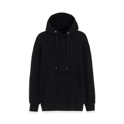 S'YTE French Terry Side Zip Hoodie "Black"