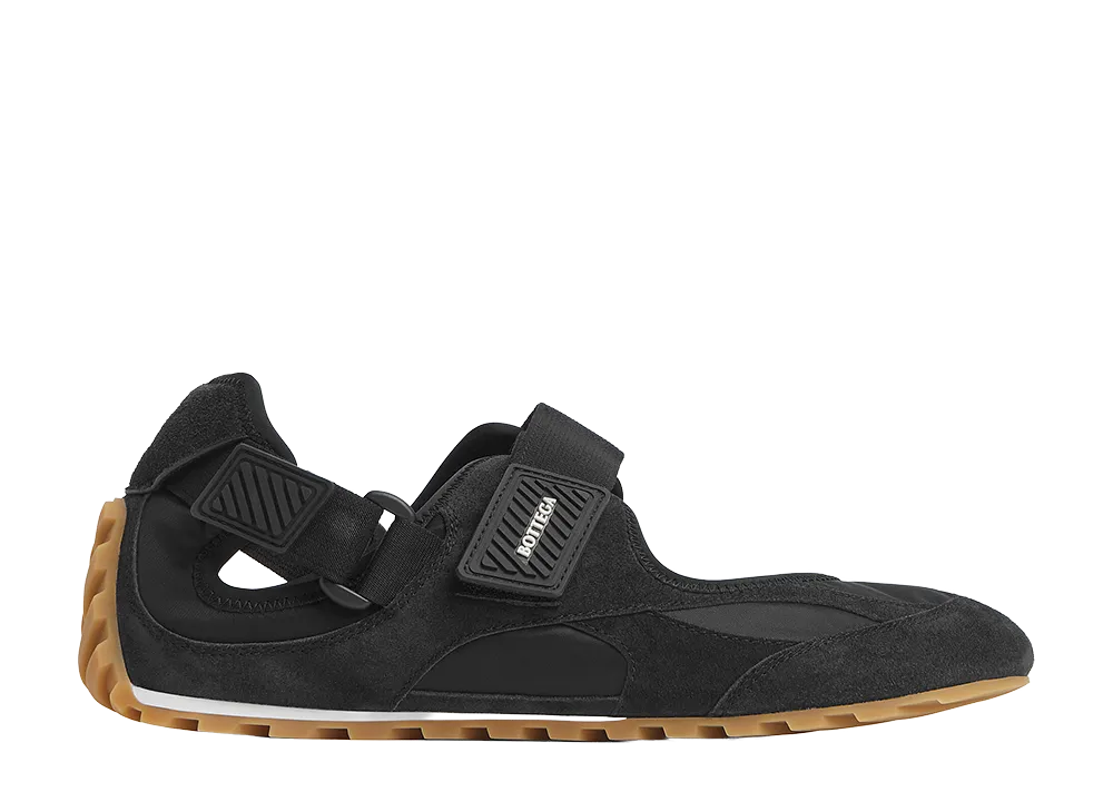 Bottega Veneta Women's Orbit Flash Mary Jane Sneakers "Black"