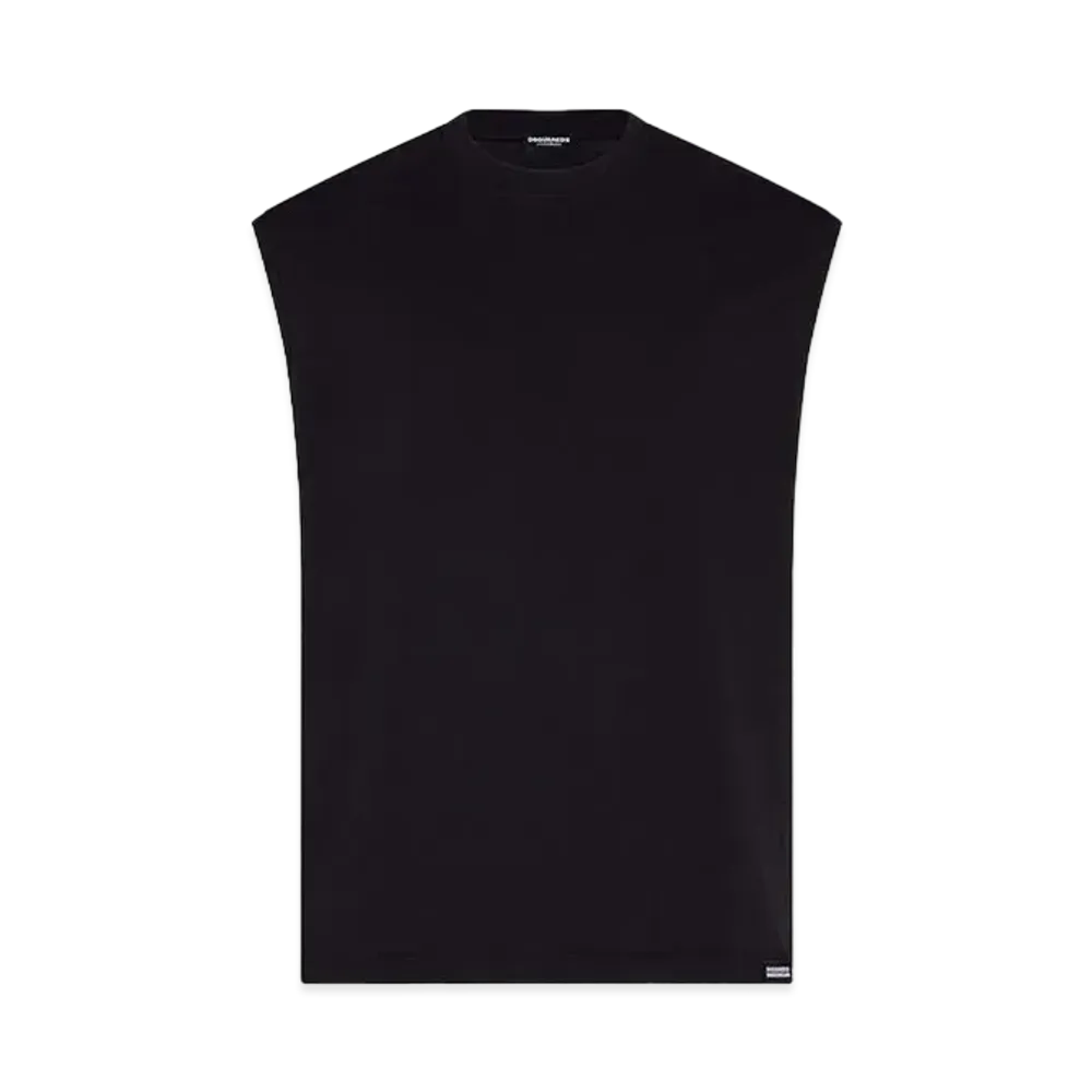 Dsquared2 Technicolor Sleeveless T-Shirt "Black/Yellow"