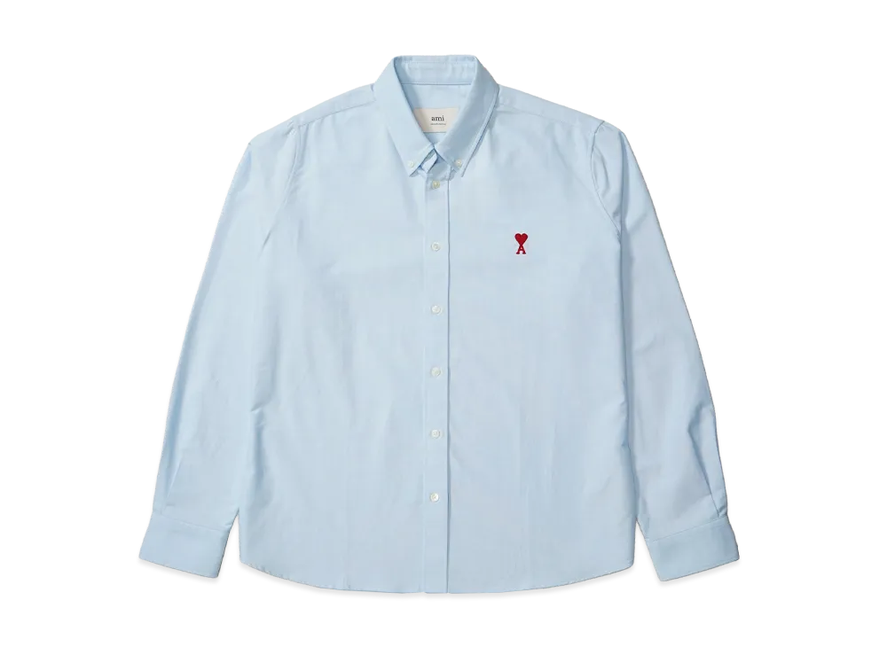 AMI PARIS 'Ami De Coeur' Shirt "Light Blue"