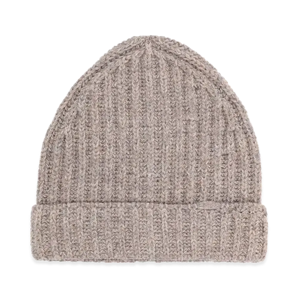 Maison Margiela Wool And Cotton Blend Beanie "Beige"