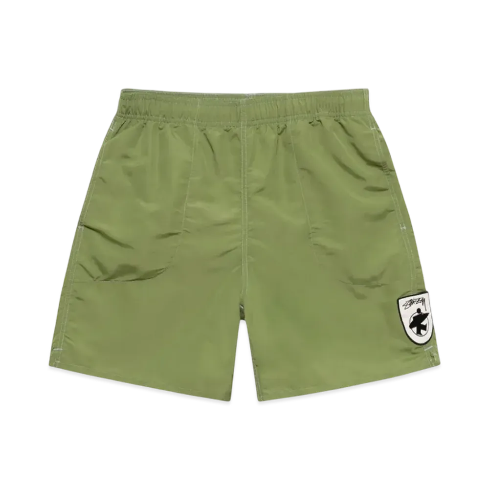 Stussy Surfman Patch Water Shorts "Leaf"