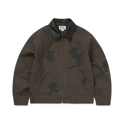 thisisneverthat x Grateful Dead Dancing Bears Work Jacket "Brown"