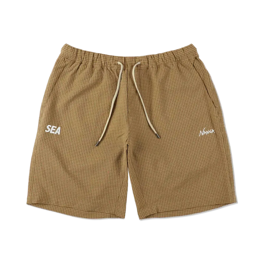 WIND AND SEA x NANGA Dot Air(R ) Shorts "Beige"