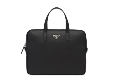 PRADA Saffiano Leather Tote Bag "Black"