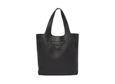 PRADA Leather Tote Bag "Black"