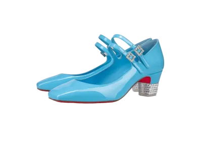 Christian Louboutin Aquajane 45 mm "Splash(Light Blue)"