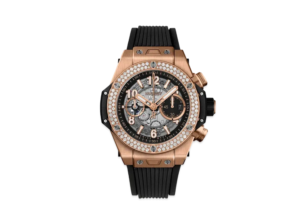 HUBLOT Big Bang Unico King Gold Diamonds 44mm