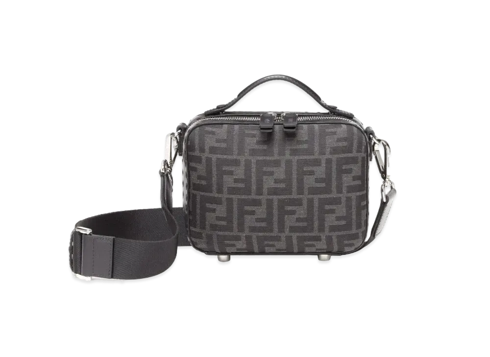 FENDI Suitcase Mini Fabric "Gray"