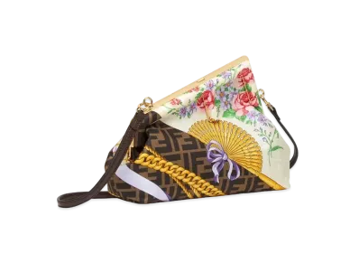 FENDI x Versace Fendace Bag In Multicolor Silk Print "Multicolor"