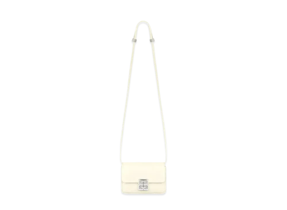 GIVENCHY Small 4G Bag in Box Leather "Ivory"