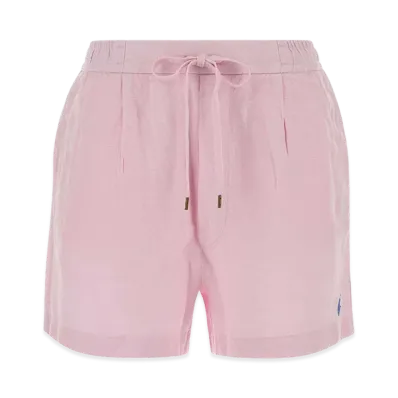Polo Ralph Lauren Women's Linen Bermuda Shorts "Pastel Pink"