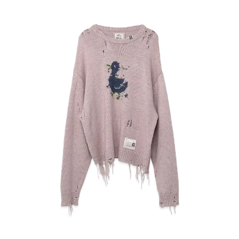 Maison MIHARA YASUHIRO Duck Knit Sweater "Pink"