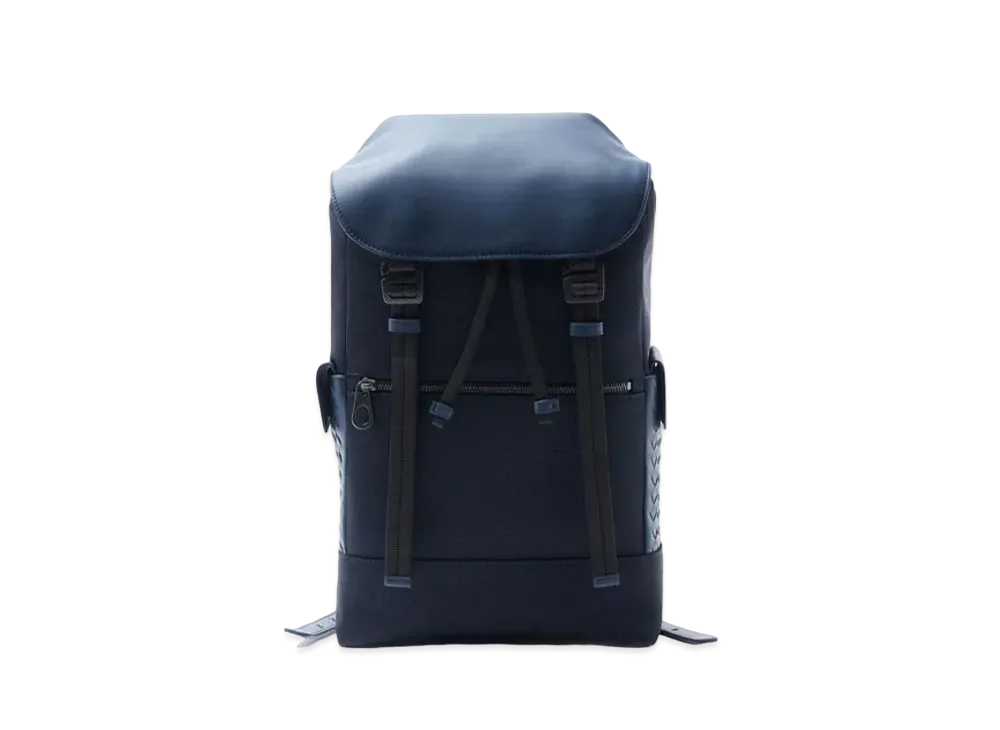 Bottega Veneta Nylon Backpack "Dark Blue"