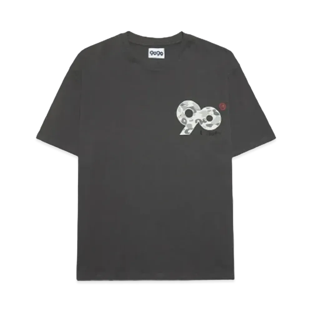 9090 Logo Tee(Camo) "Charcoal Black"