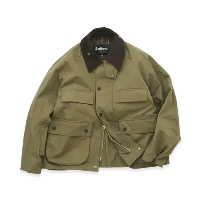 Barbour x JOURNAL STANDARD Cropped Old Bedale C/Ltwill "Khaki"