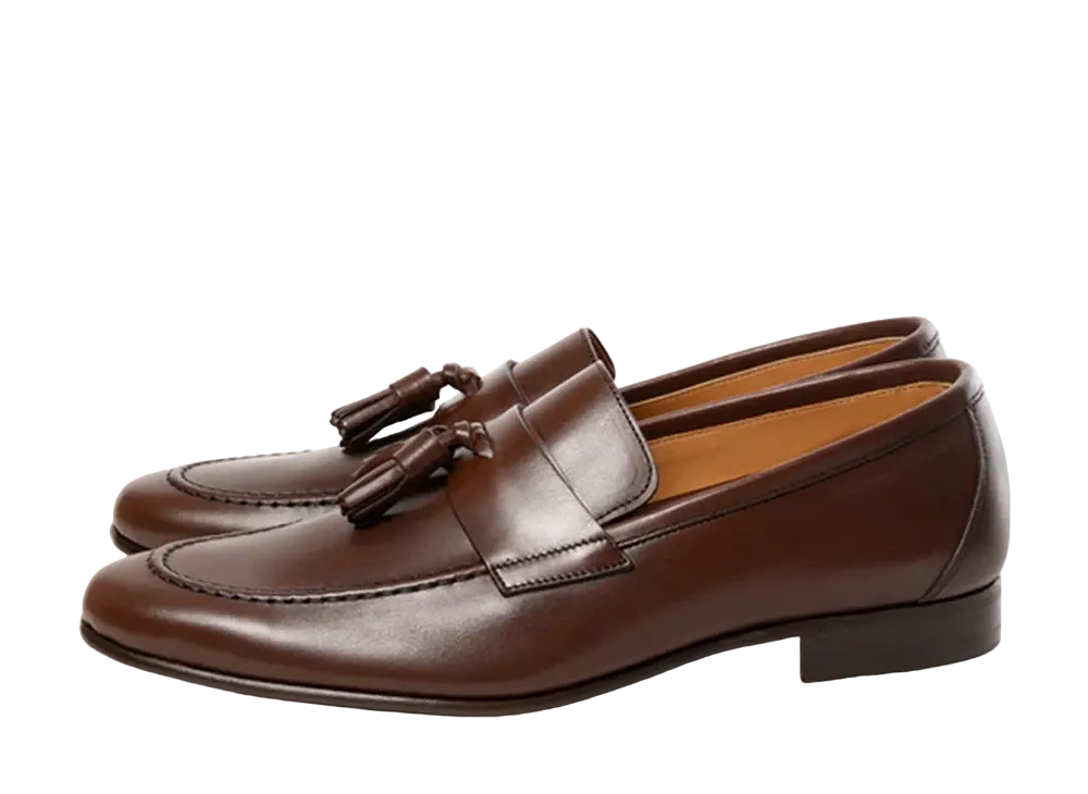 Berwick Tassel Loafer HO252 Smooth "Dark Brown" 5206NAINDB