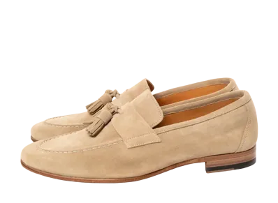 Berwick Tassel Loafer HO252 Suede "Beige" 5206REINBE