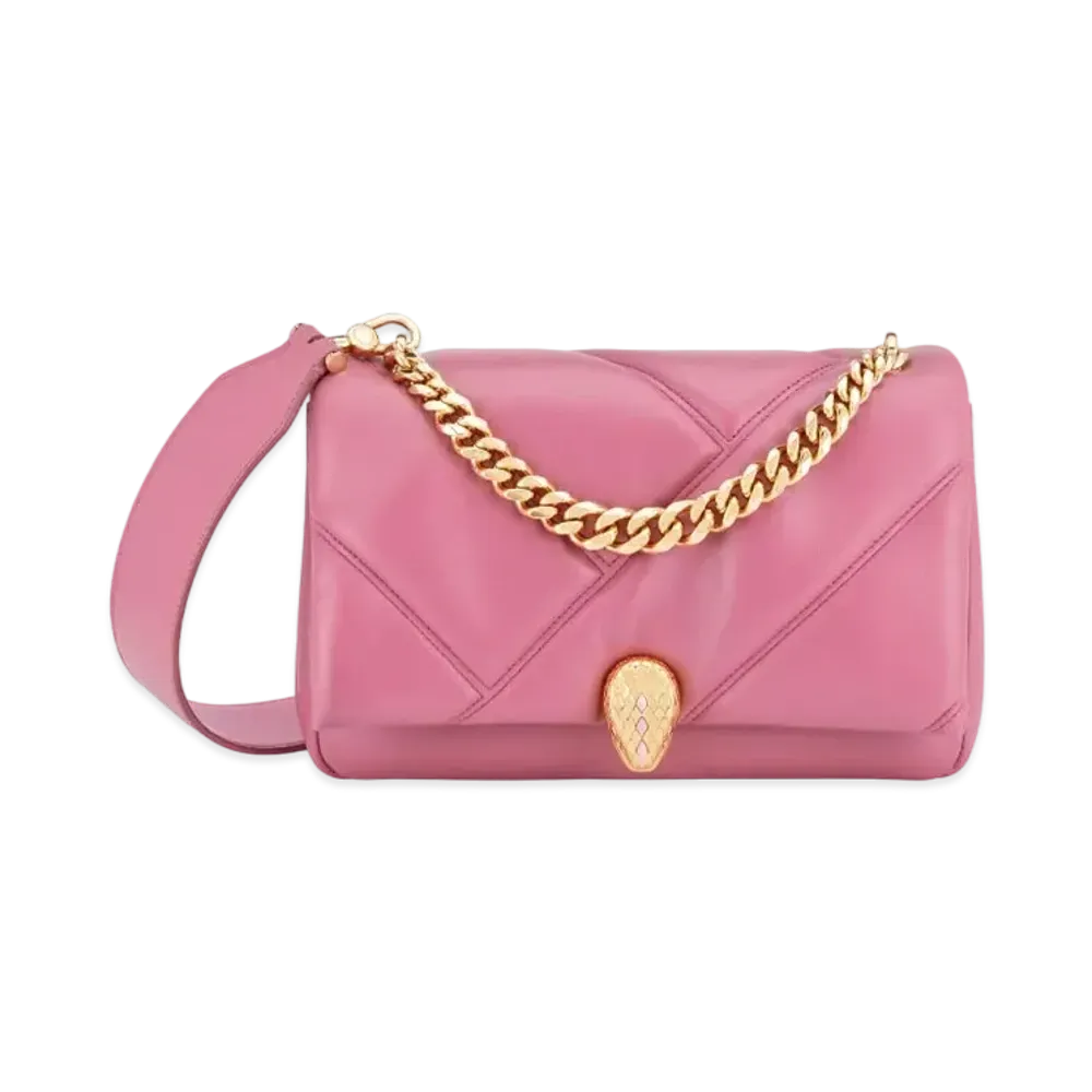 BVLGARI Serpenti Cabochon Crossbody Bag "Pink"