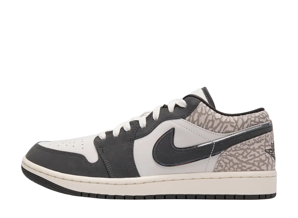 ナイキ エアジョーダン1 ローSE "エレファントプリント/セイル/ディープピューター"