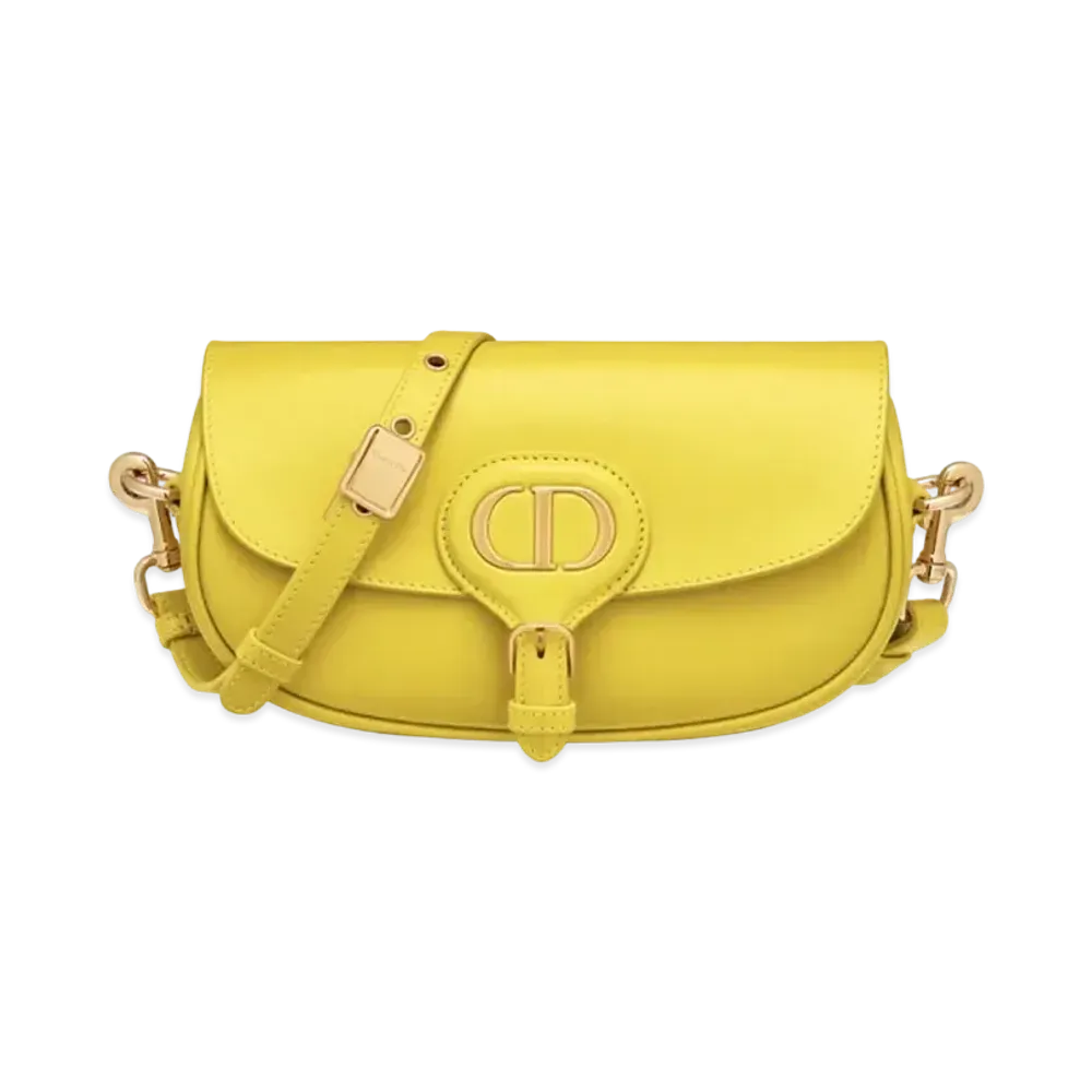 Dior Bobby East-West Bag Box Calfskin "Mustard Yellow"
