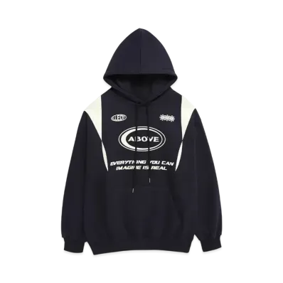 ILLEDIT Above Logo Hoodie "Navy"