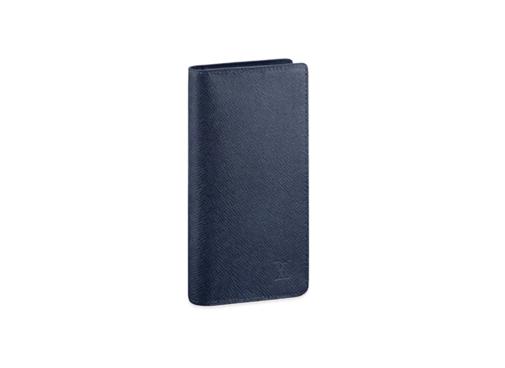 Louis Vuitton Brazza Wallet Taiga "Bleu Marine"