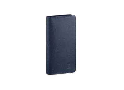 Louis Vuitton Brazza Wallet Taiga "Bleu Marine"
