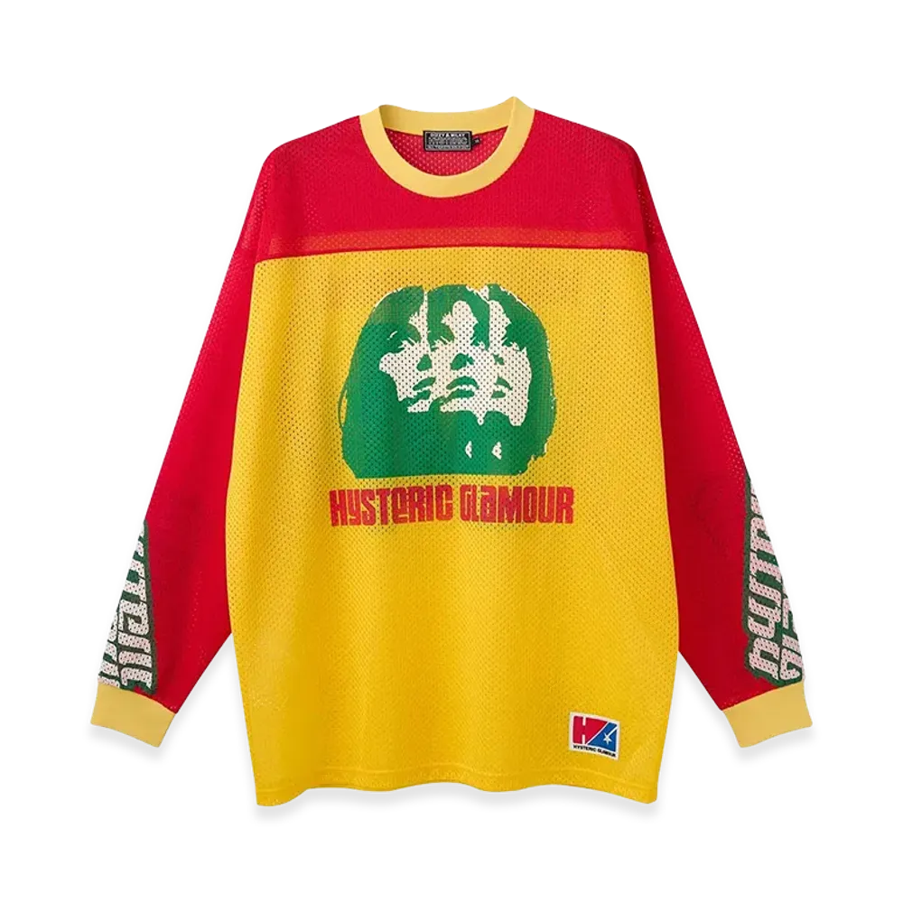 HYSTERIC GLAMOUR Multi Woman MOTO Tee "Yellow"