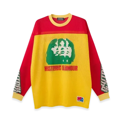 HYSTERIC GLAMOUR Multi Woman MOTO Tee "Yellow"