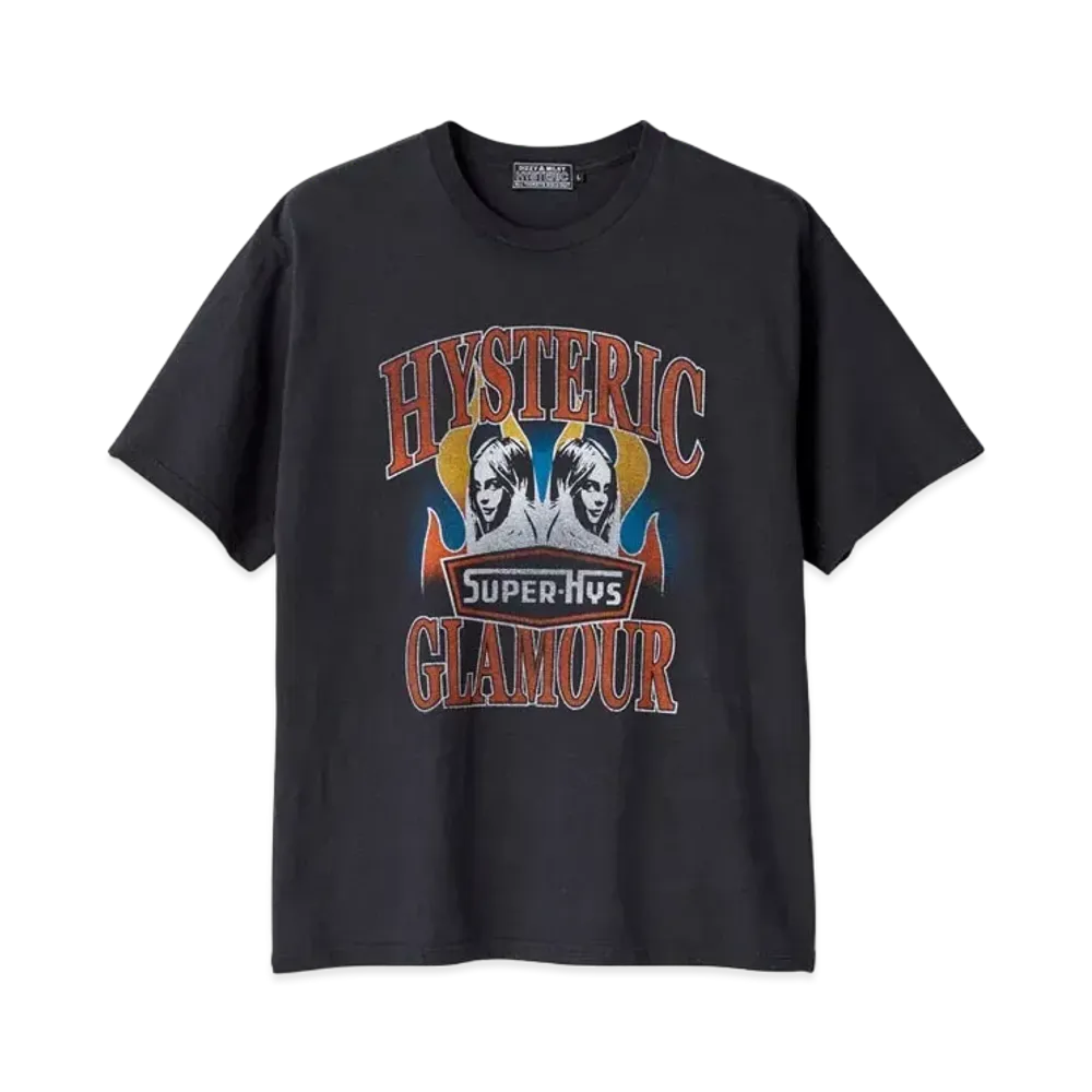 HYSTERIC GLAMOUR Flare Woman Tee "Black"