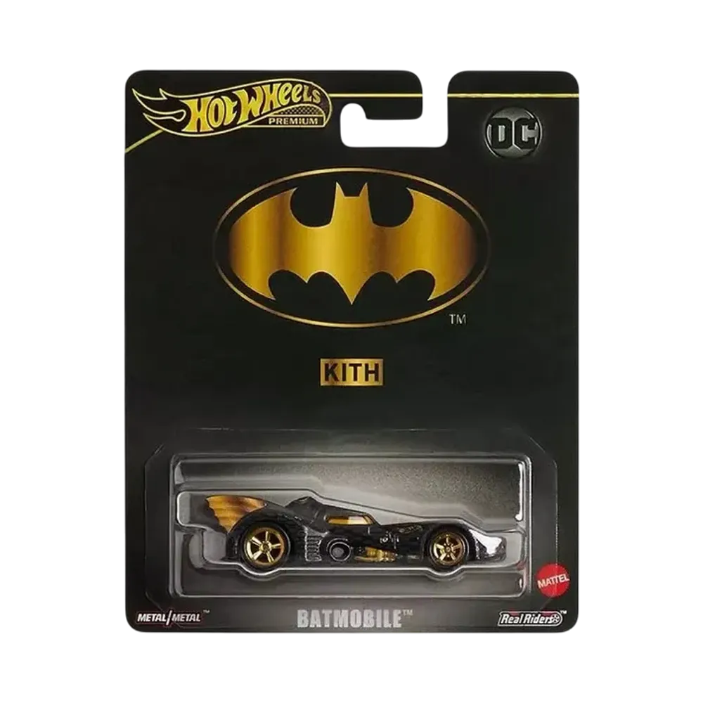 MATTEL / KITH "Hot Wheels Premium" -Batman- 1989 Batmobile Hot Wheels Version